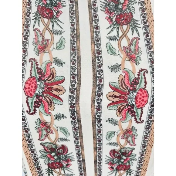 Max Studio Floral Sleeveless Trapeze Top Large - Picture 5 of 8